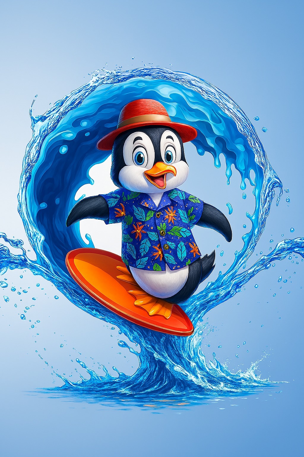 Park logo and penguin mascot